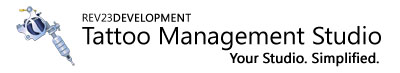 Original REV23 Tattoo Management Studio Software logo